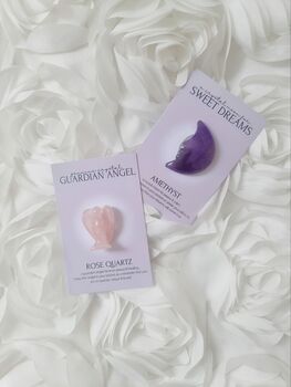 Rose Quartz Guardian Angel Crystal Healing Gift, 3 of 3