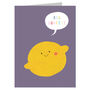 Mini Lemon Big Squeeze Card, thumbnail 3 of 5