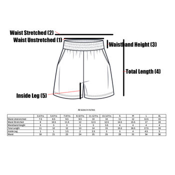 Personalised Boxing Shorts – Black And Gold Satin, 6 of 7