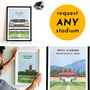 Contemporary Cricket Ground Print Gift, Framed Or Unframed, thumbnail 2 of 12