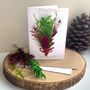 Merry Christmas Mum Flowers Card, thumbnail 2 of 2