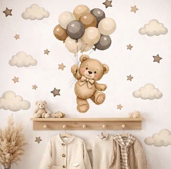 Floating In The Clouds Balloon Bear, 3 of 6