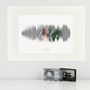 Personalised Wedding Photograph Sound Wave Print, thumbnail 7 of 8