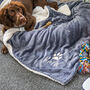 Personalised Luxury Sherpa Dog Blanket, thumbnail 1 of 8