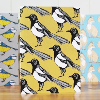 Luxury Yellow Magpie Gift Wrap, 2 of 4