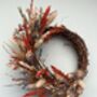 Autumn Dried Flower Small Wreath, thumbnail 2 of 5