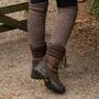Super Long Alpaca Chunky Rib Socks, thumbnail 2 of 12