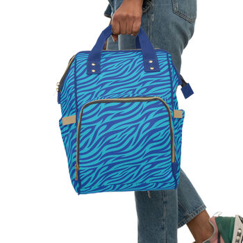Blue Tiger Nappy/Diaper Backpack Bag *More Designs, 9 of 12