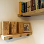 Solid Oak Personalised Bookend, thumbnail 4 of 10