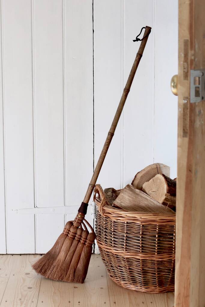 Handmade Japanese Artisan Broom 110cm By two persimmons
