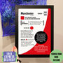 Personalised Print 21st Birthday Gift For Football Fans, thumbnail 1 of 6