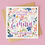 Personalised Birthday Card For Daughter Or Daughter In Law, thumbnail 2 of 6