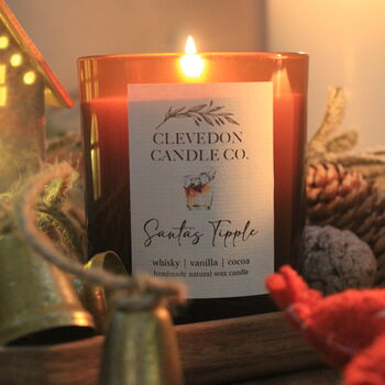 Santa's Tipple Christmas Candle, 3 of 4