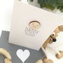 Smiley Wooden Charm 1st Father's Day Card, thumbnail 2 of 2
