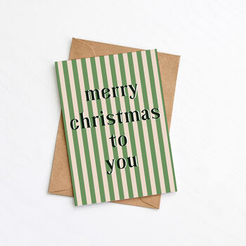 Merry Christmas To You Card, 2 of 2