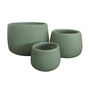 Kalo Green Striped Planter, thumbnail 2 of 7