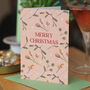 Vintage Style Mistletoe Christmas Cards, thumbnail 6 of 6