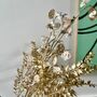 Ivory And Gold Honesty Stem, thumbnail 3 of 5