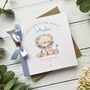 New Baby Boy Card. Adorable Lion Design. Handmade And Personalised, thumbnail 3 of 3