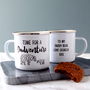 Personalised Time For A Dadventure Enamel Mug, thumbnail 2 of 3