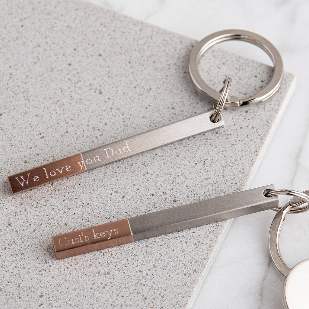Unisex Bar Keyring By Mw Studio