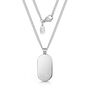 Pill Dog Tag Necklace Stainless Steel, thumbnail 4 of 8