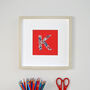 Liberty Print Initial Card, thumbnail 4 of 7