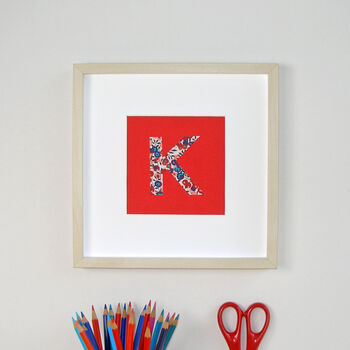Liberty Print Initial Card, 4 of 7
