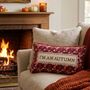'I'm An Autumn' Needlepoint Pillow, thumbnail 1 of 6
