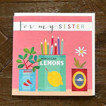 For My Sister Card, 2 of 5