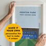 Contemporary Football Stadium Print Gift, Framed Or Unframed, thumbnail 4 of 12