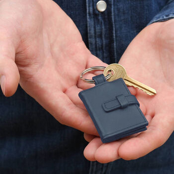 Personalised Leather Photo Book Keyring, 2 of 6