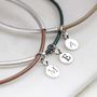 Personalised Leather And Metal Bangles, thumbnail 1 of 12