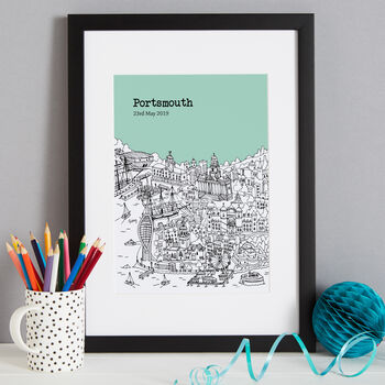 Personalised Portsmouth Print, 4 of 10
