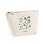 Leo Star Sign Zodiac Cosmetic Bag Gift, thumbnail 2 of 2