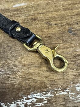 Miller Leather Key Fob With Clip, 3 of 4