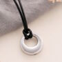 Mens Eternity Memorial Necklace, thumbnail 2 of 5