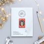 Make Art Not War Red Enamel Lapel Pin Badge, thumbnail 3 of 9