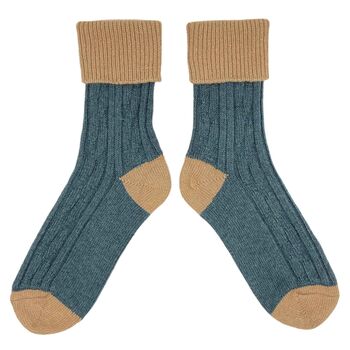 Cashmere Blend Slouch Socks, 11 of 12