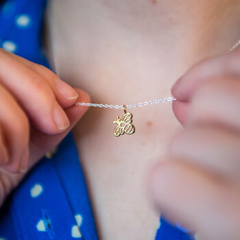 'Mum To Bee' Bumble Bee Necklace, 2 of 10