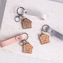 Personalised Mr And Mrs Newlywed Home Keyring Gift Set, thumbnail 1 of 8