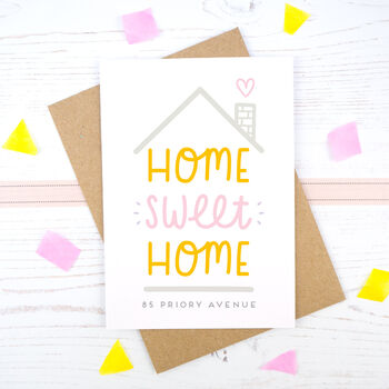 Personalised Home Sweet Home Card, 2 of 8