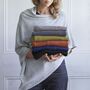 Fair Trade Luxury Soft Fine Knit Merino Cowl Poncho, thumbnail 1 of 12