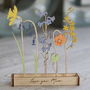Wooden Personalised Family Birth Flowers, thumbnail 5 of 11