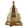 Gold 3D Christmas Tree Treat And Drinks Stand, thumbnail 2 of 3
