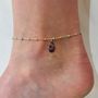 Beaded Hand Charm Anklet, thumbnail 2 of 3