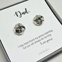 Father Of The Bride Knot Cufflinks, thumbnail 1 of 3