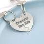 Friendship Gift, Best Friend Present Two Piece Heart, thumbnail 5 of 10