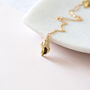 Gold Plated Shell Necklace, thumbnail 3 of 5