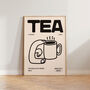 Tea Hand Drawn Illustration Kitchen Wall Art, thumbnail 5 of 9